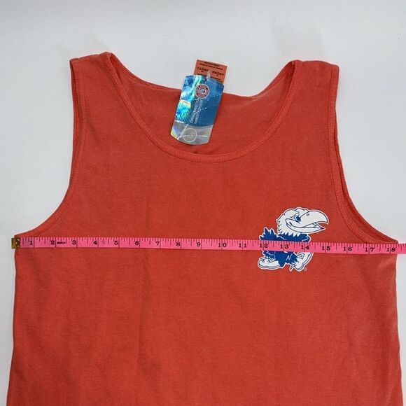 University of Kansas Rock Chalk Jayhawk Men’s Size Small Tank Top New - Picture 6 of 8